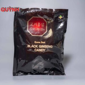 Kẹo Sâm Dạng Viên Black Ginseng Candy Hàn Quốc – 8.8 Oz (6 Gói $54)