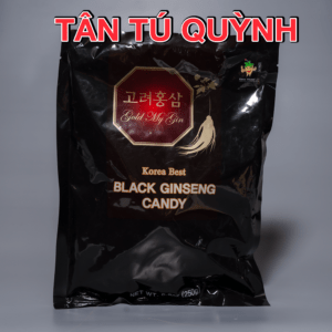 Kẹo Sâm Dạng Viên Black Ginseng Candy Hàn Quốc – 8.8 Oz (6 Gói $54)