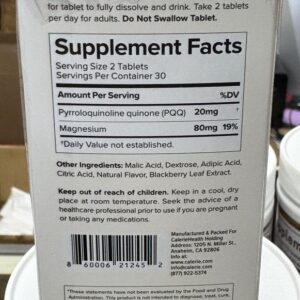 Calerie Health Alpha Hope Micro-Nano Molecular Bubble Detox 60 Tablets