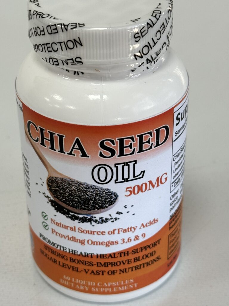 Chia Seed Oil - $60/ Box of 60 Capsules - Tan Tu Quynh